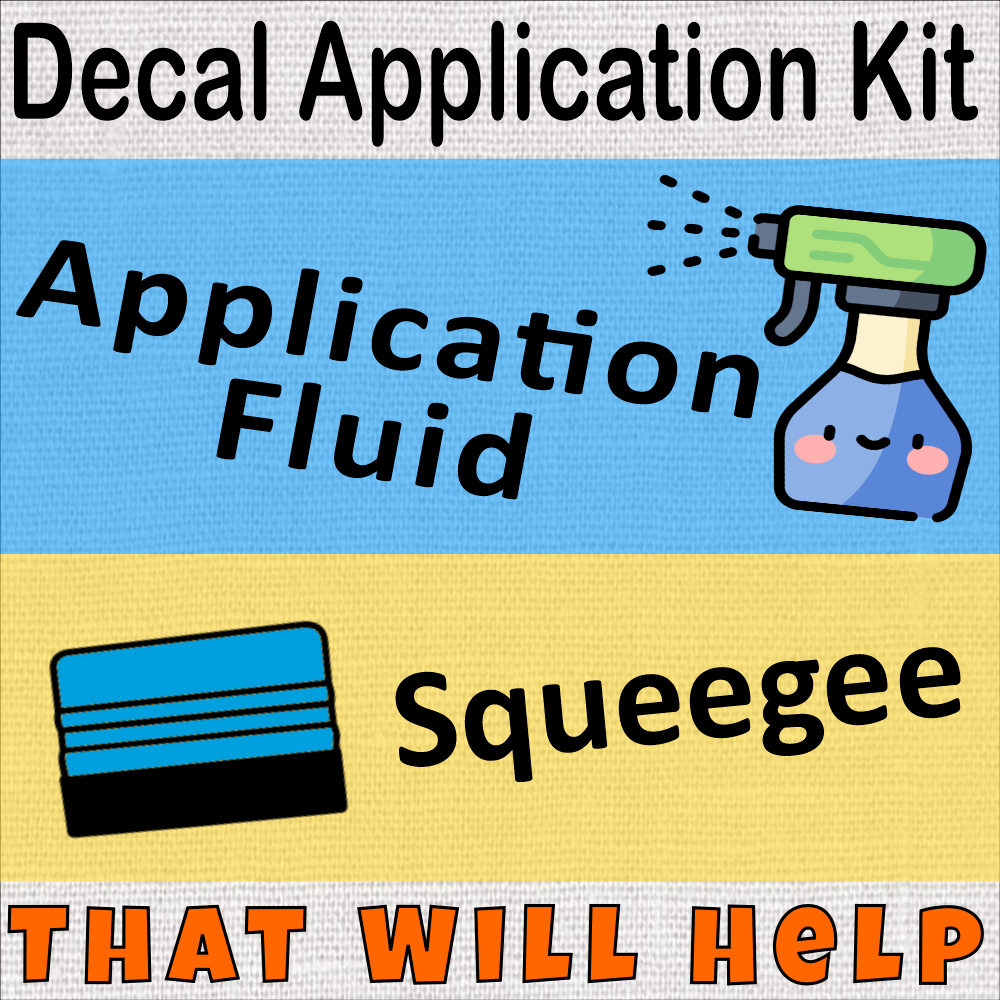 Squeegee and Application Fluid Spray Bottle