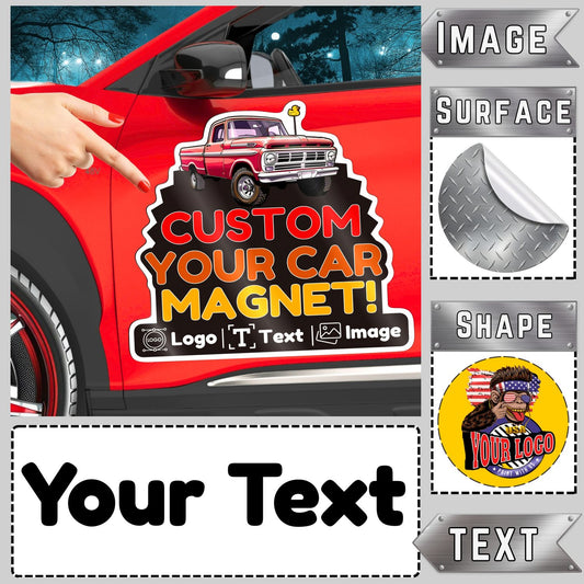 Custom Car Magnets Signs