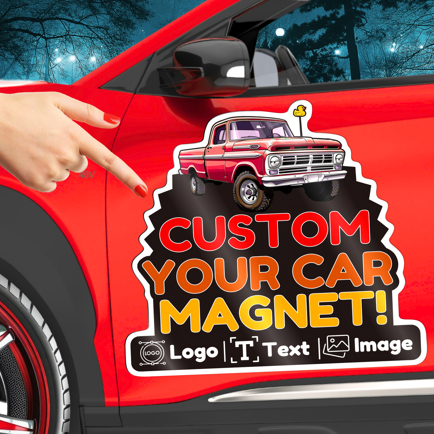 Custom Car Magnet - Die Cut