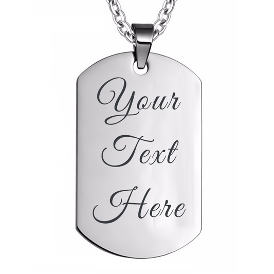 Dog Tag - Customized Text