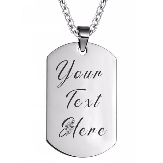 Dog Tag - Customized Text